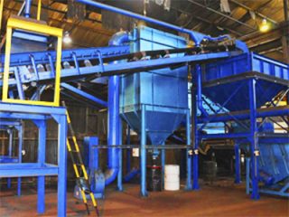 The regeneration of the used mixtures is carried out by Sand Mold, USA, which ensures the recycling of 90% of the molding mixture